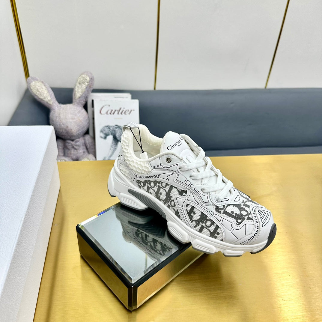 Luxury DiorChrono Sneaker 40mm In White Mesh Fabric 994570