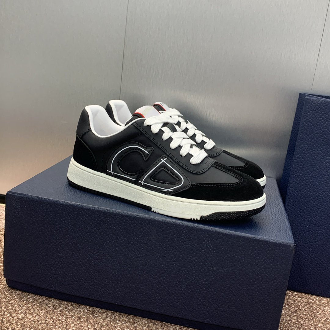 Luxury Diorhomme black calfskin suede