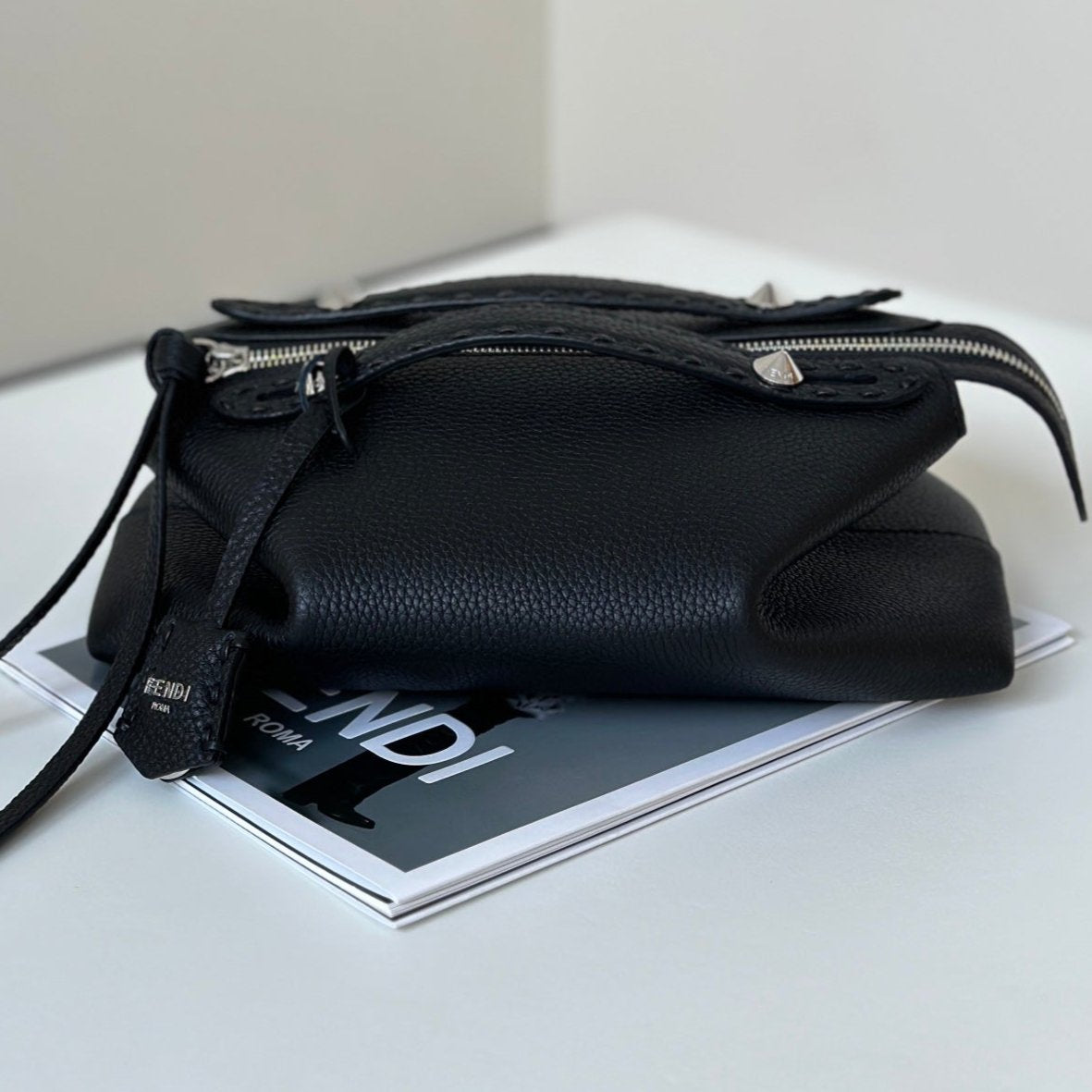 Luxury FendiBY THE WAY SELLERIA SMALL 20 BAG IN BLACK CALFSKIN