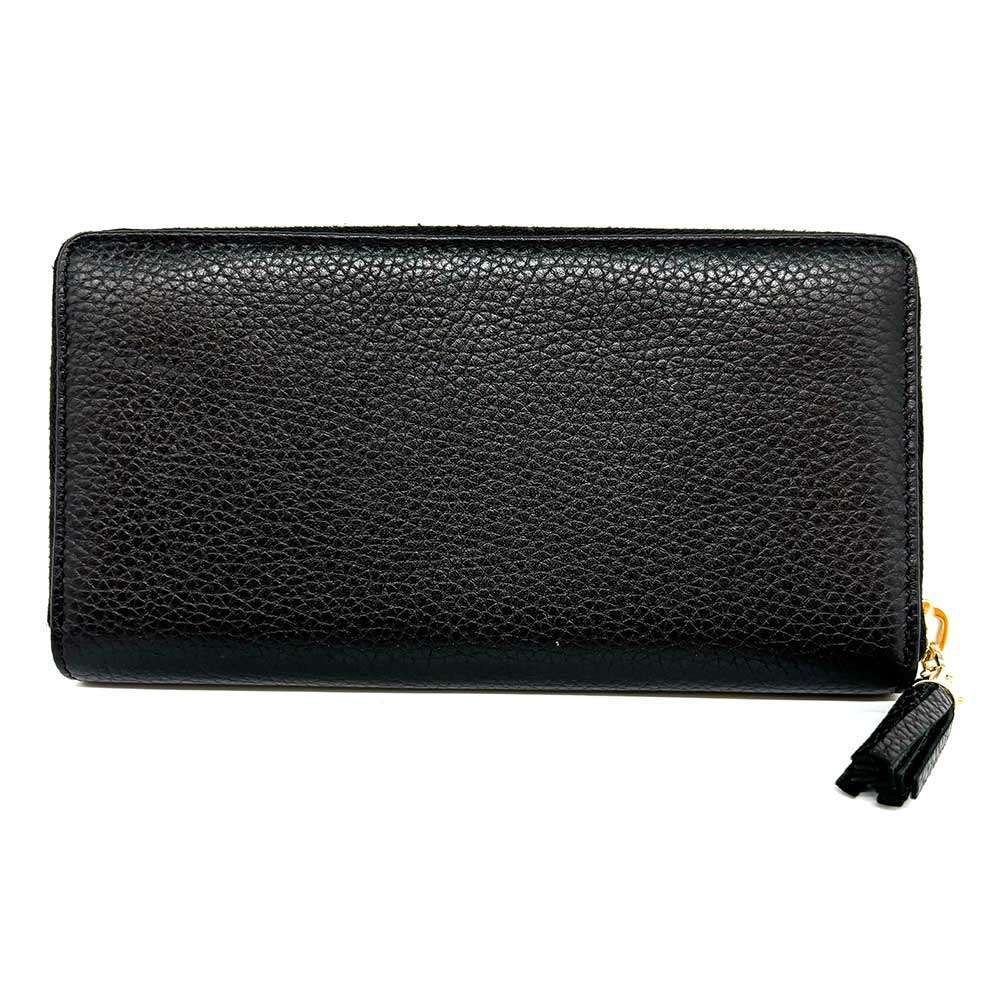 Luxury Gucci Trending 2025 Leather Zip-Around Wallet Soho 598187