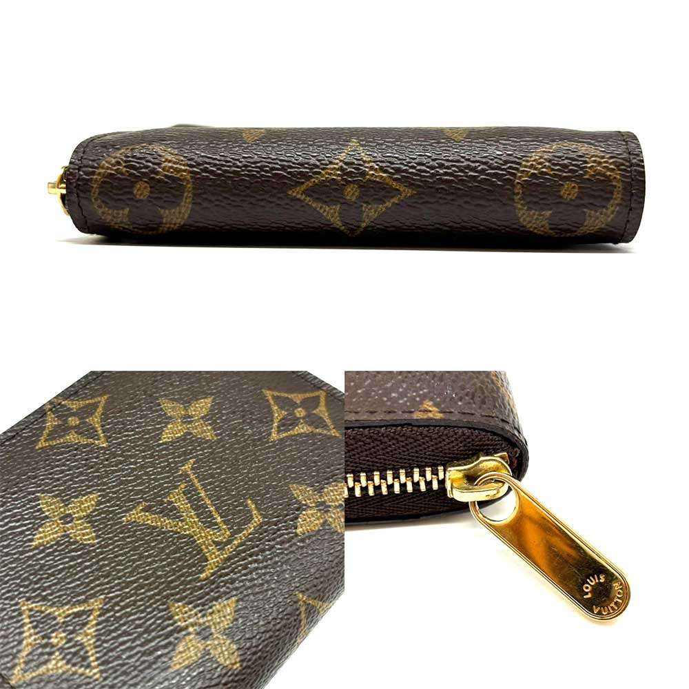 Louis Vuitton Monogram Coin Purse Brown Gold M60067