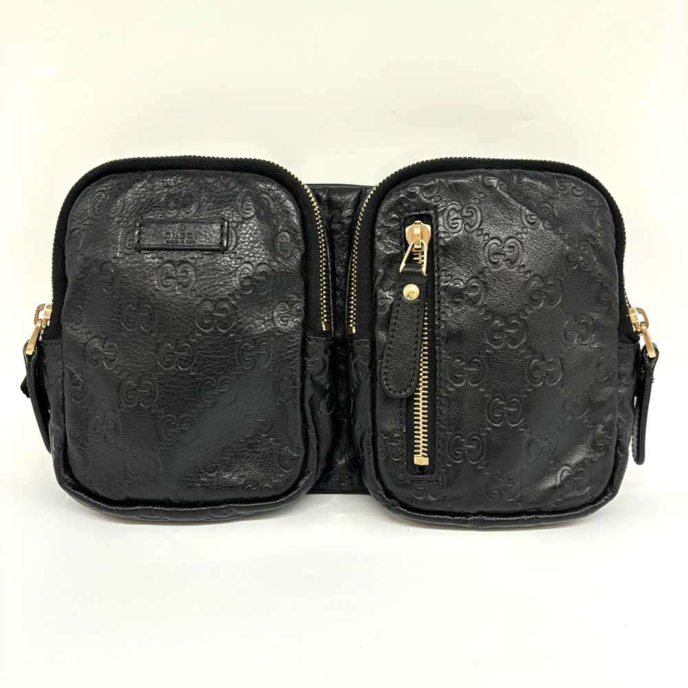 Luxury Gucci Trending 2025 Shima Leather Waist Pouch 213317