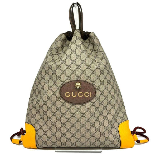 Luxury Gucci Trending 2025 GG Supreme Tiger Leather Backpack 473872