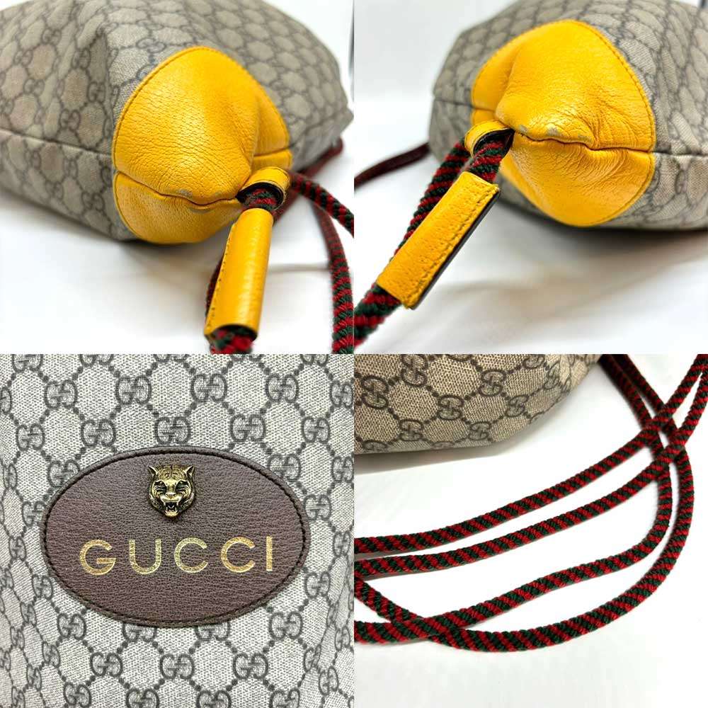 Luxury Gucci Trending 2025 GG Supreme Tiger Leather Backpack 473872
