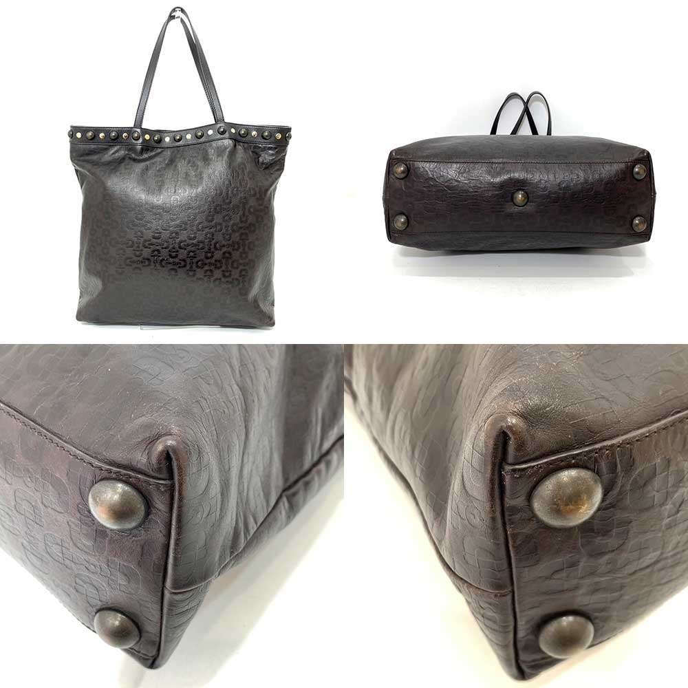 Luxury Gucci Trending 2025 Luxury Gucci Trending 2025 Leather Bit Handbag Tote Brown Leather Handbag 286304
