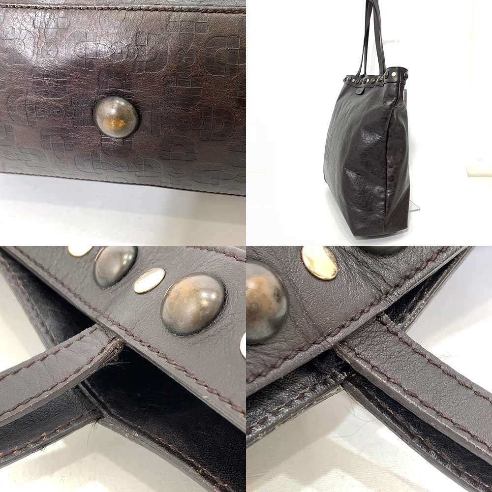 Luxury Gucci Trending 2025 Luxury Gucci Trending 2025 Leather Bit Handbag Tote Brown Leather Handbag 286304