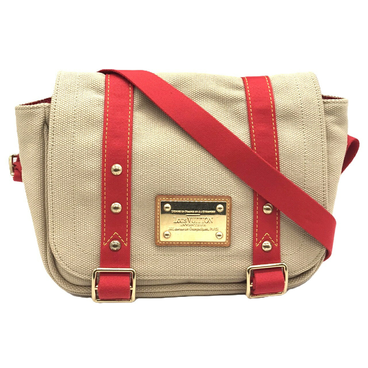Louis Vuitton Antigua Canvas Shoulder Bag M40041