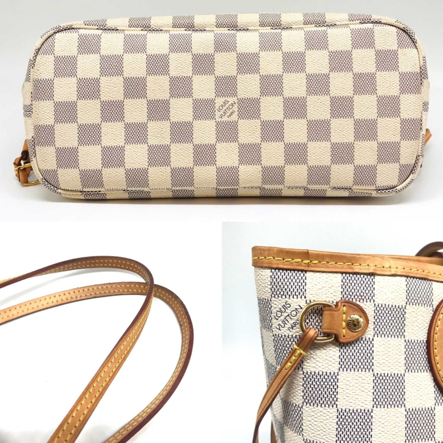 Louis Vuitton Damier Azur Neverfull PM Tote N40605