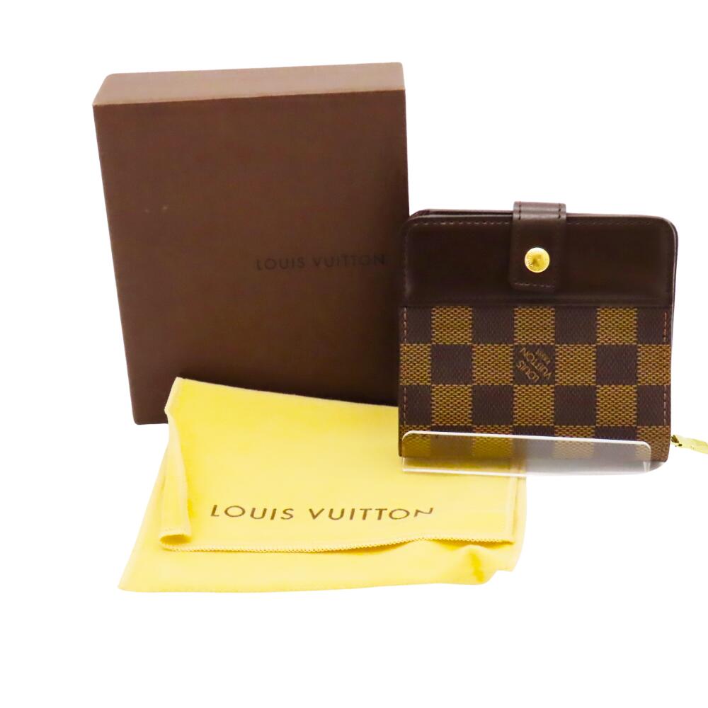 Louis Vuitton Damier Ebene Compact Zip Wallet