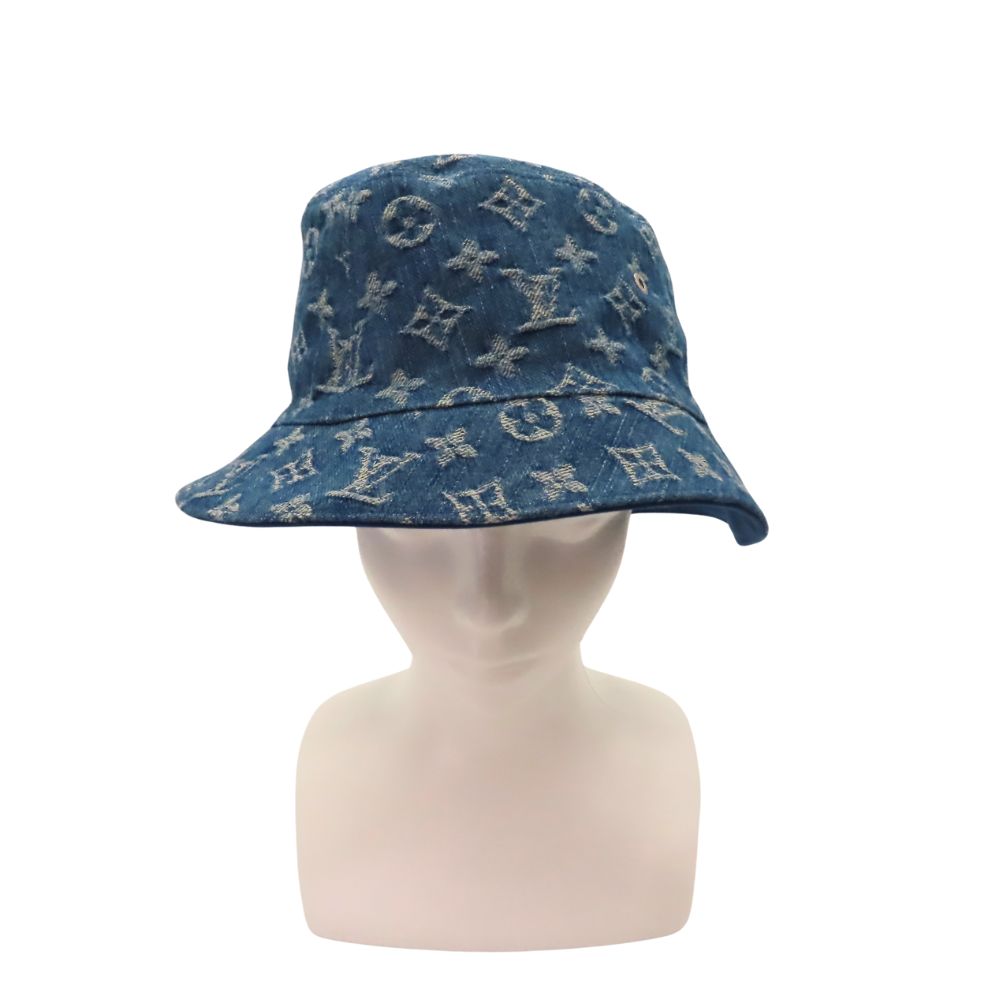 Louis Vuitton Monogram Bucket Hat Denim