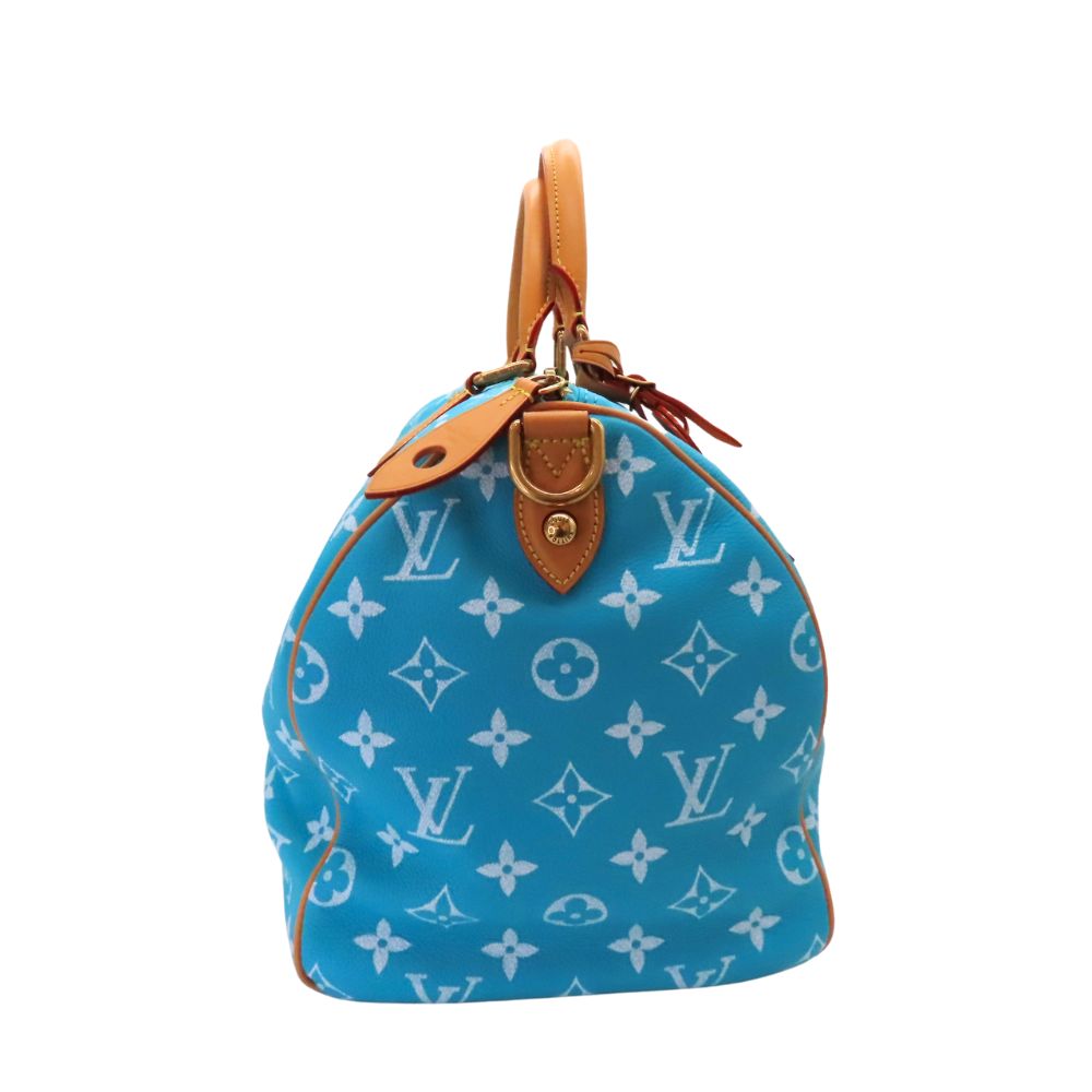 Louis Vuitton Turquoise Speedy 40 Shoulder Bag