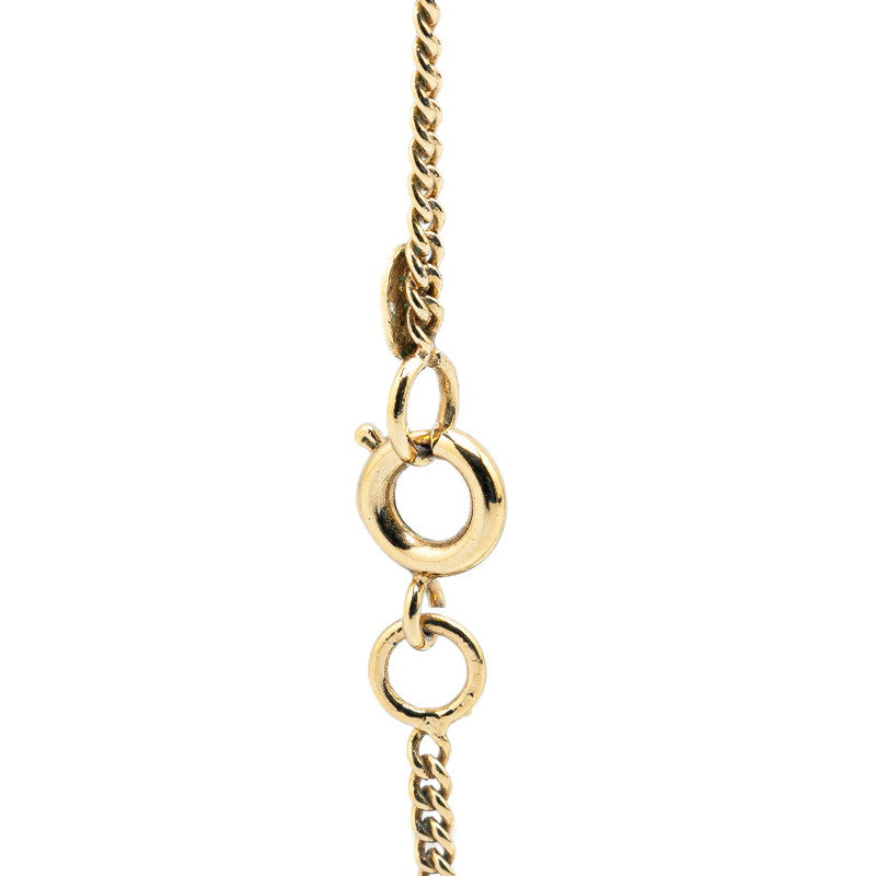 Chanel Camellia Coco Mark Necklace Gold