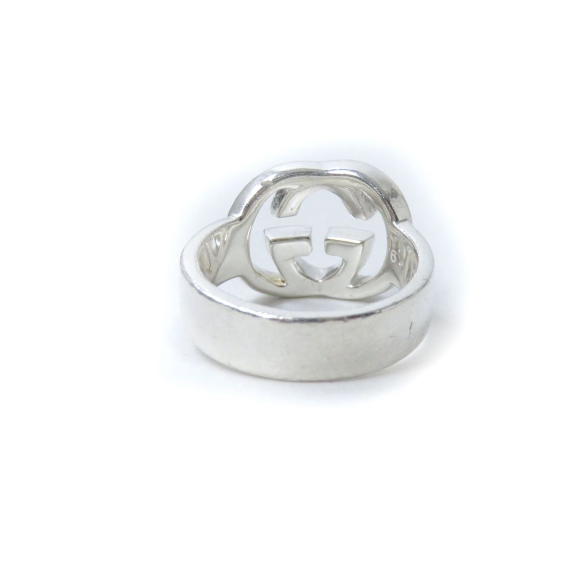 Luxury Gucci Trending 2025 AG925 Interlocking G Silver Ring