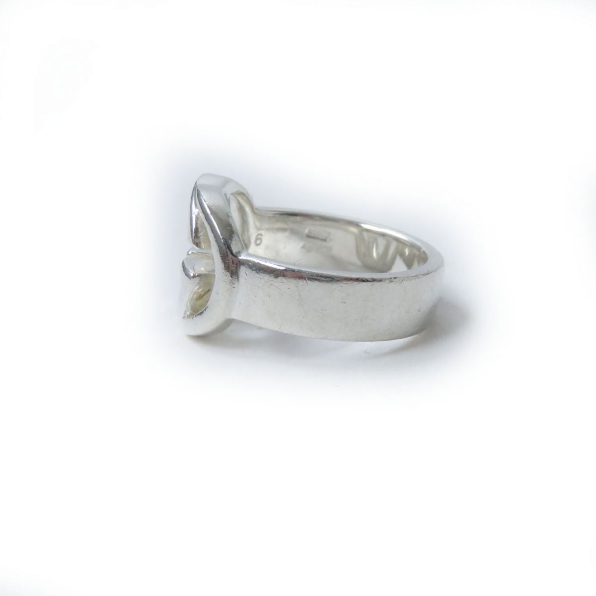 Luxury Gucci Trending 2025 AG925 Interlocking G Silver Ring