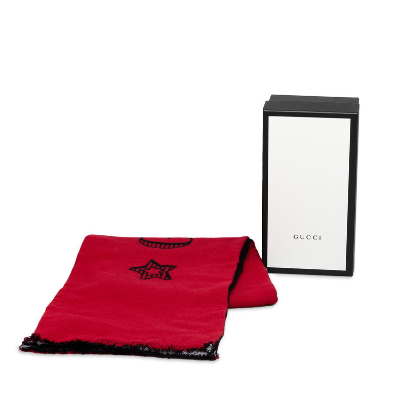 Luxury Gucci Trending 2025 Wool Logo Reversible Scarf