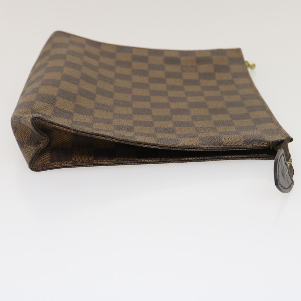 LOUIS VUITTON Damier Ebene Poche Toilette 26 Pouch N47543 LV jk1194