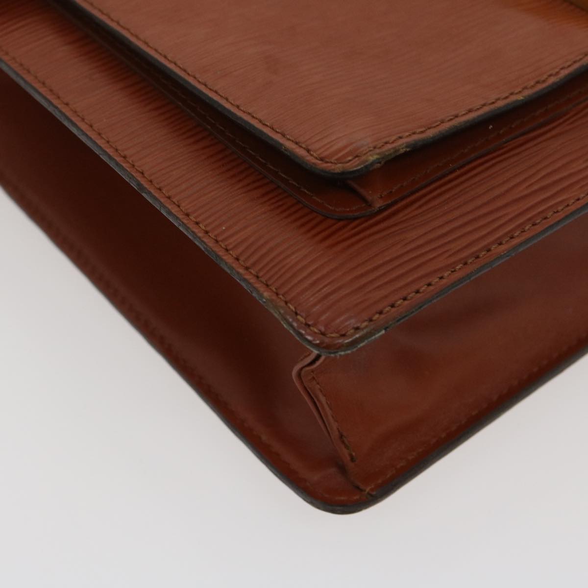 LOUIS VUITTON Epi Monceau Hand Bag Brown M52123 LV jk1207