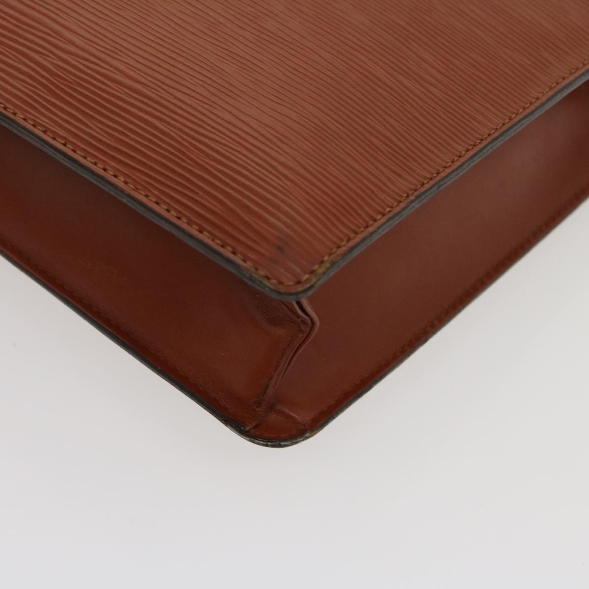 LOUIS VUITTON Epi Monceau Hand Bag Brown M52123 LV jk1207
