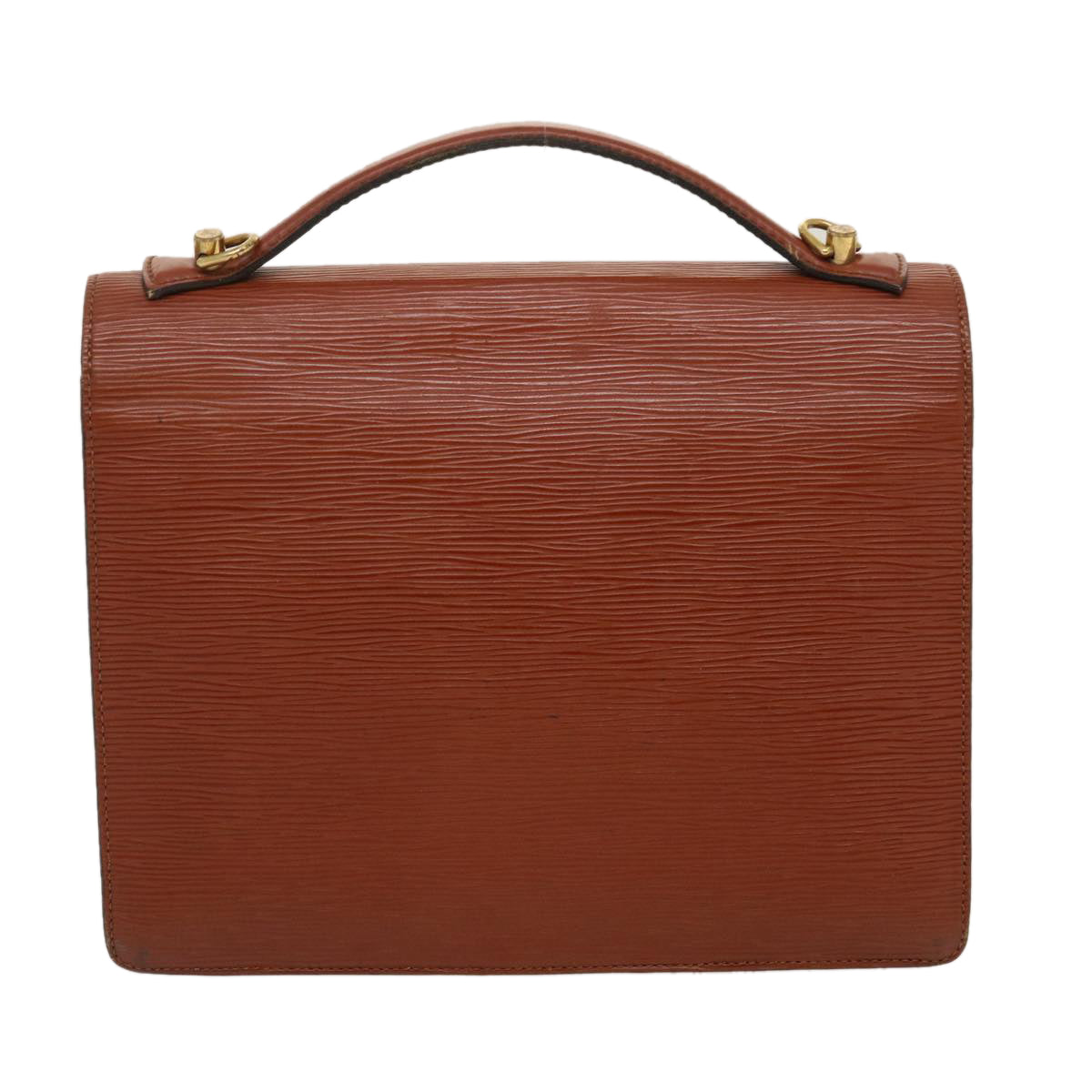 LOUIS VUITTON Epi Monceau Hand Bag Brown M52123 LV jk1207