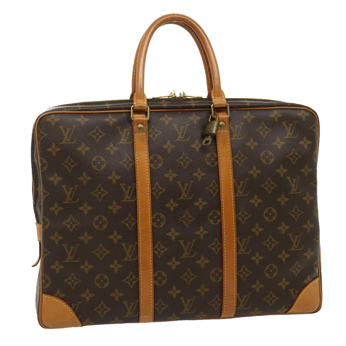 LOUIS VUITTON Monogram Porte Documents Voyage Business Bag M53361 LV jk1211