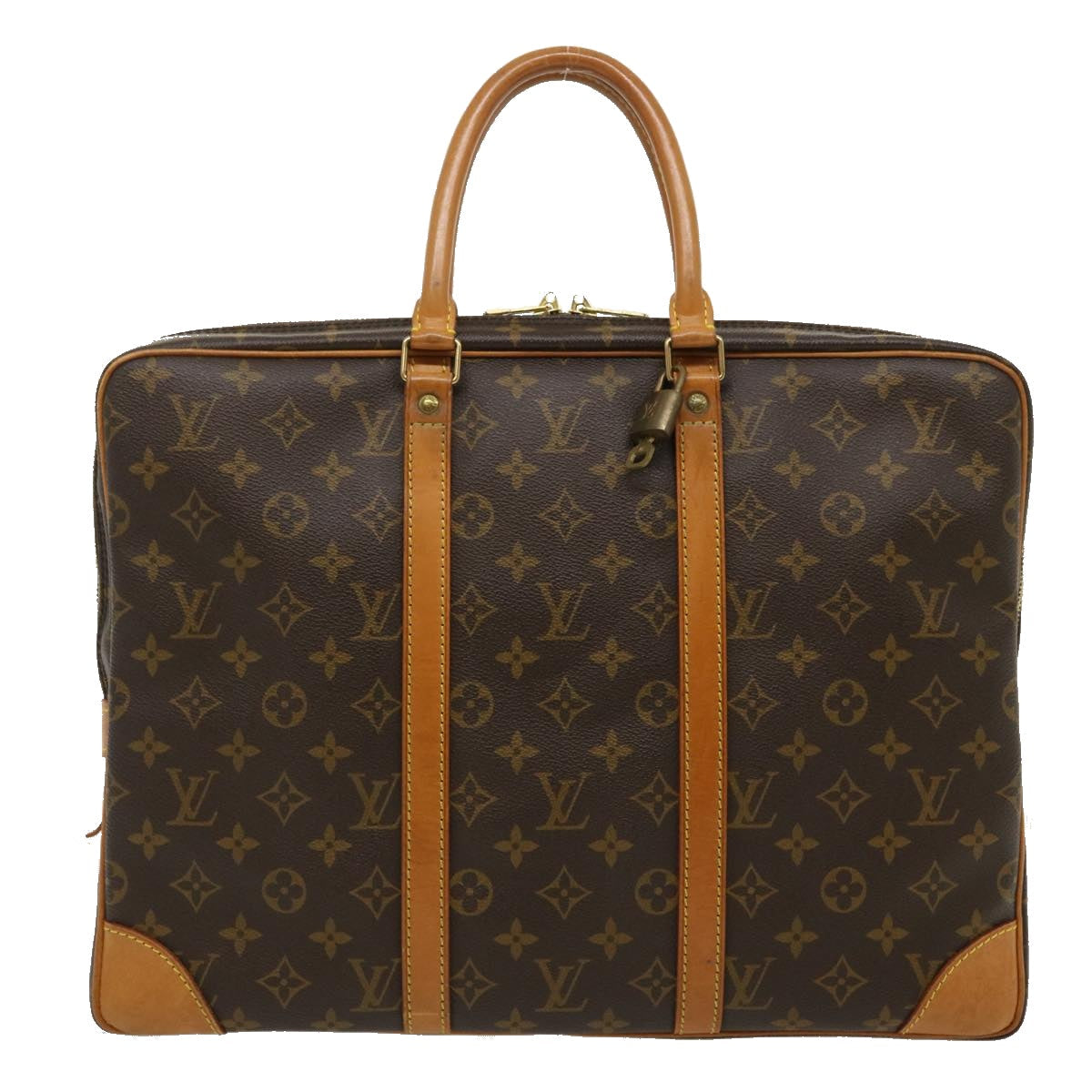 LOUIS VUITTON Monogram Porte Documents Voyage Business Bag M53361 LV jk1211