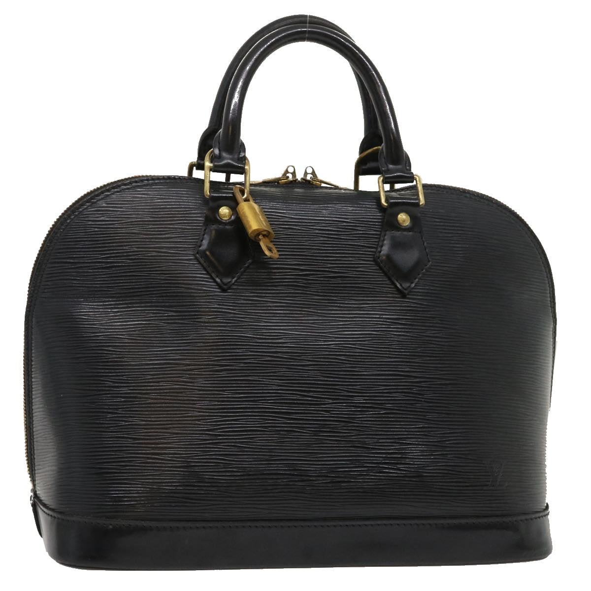 LOUIS VUITTON Epi Alma Hand Bag Black M52142 LV jk1229