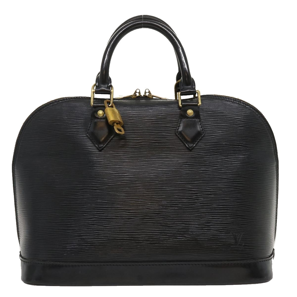 LOUIS VUITTON Epi Alma Hand Bag Black M52142 LV jk1229