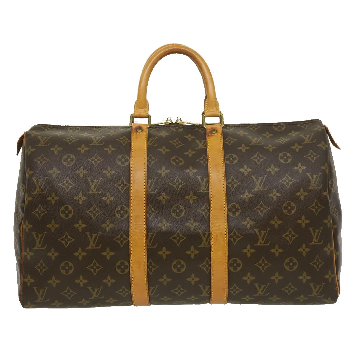 LOUIS VUITTON Monogram Keepall 45 Boston Bag M41428 LV jk1244