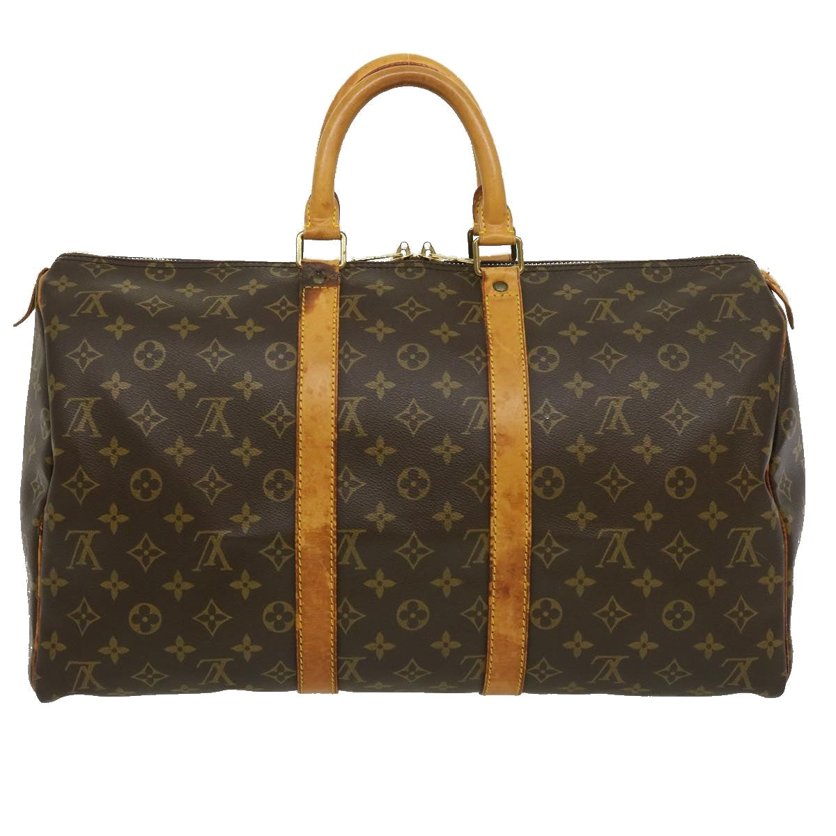 LOUIS VUITTON Monogram Keepall 45 Boston Bag M41428 LV jk1244