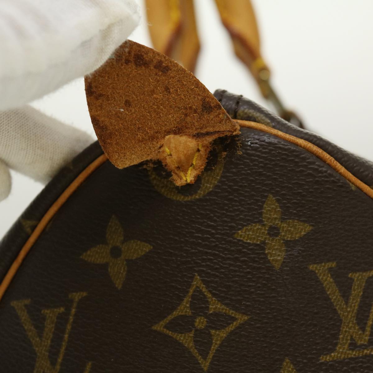 LOUIS VUITTON Monogram Keepall 45 Boston Bag M41428 LV jk1244