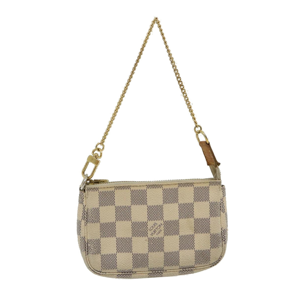 LOUIS VUITTON Damier Azur Mini Pochette Accessoires Pouch N58010 LV  jk1270