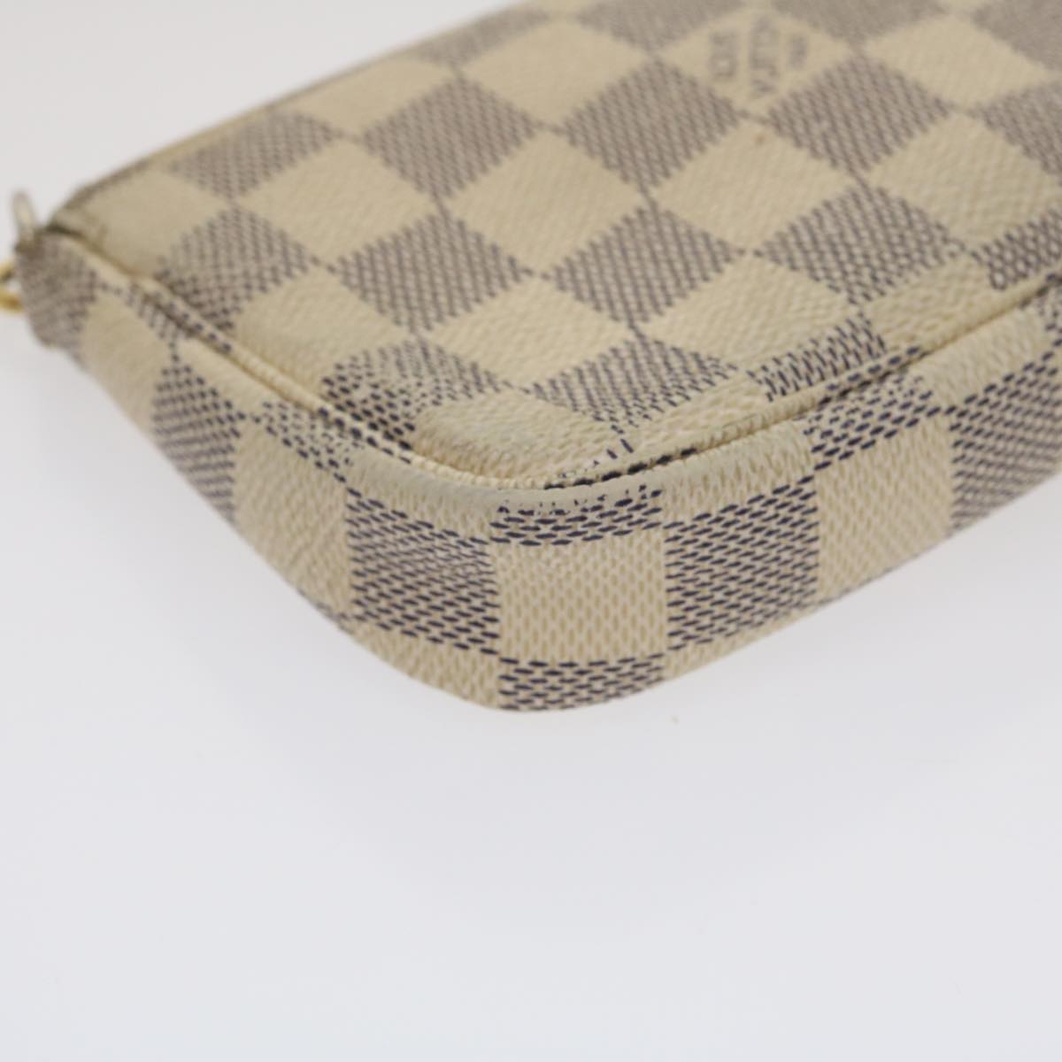 LOUIS VUITTON Damier Azur Mini Pochette Accessoires Pouch N58010 LV  jk1270