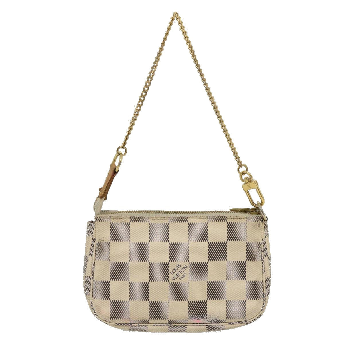 LOUIS VUITTON Damier Azur Mini Pochette Accessoires Pouch N58010 LV  jk1270