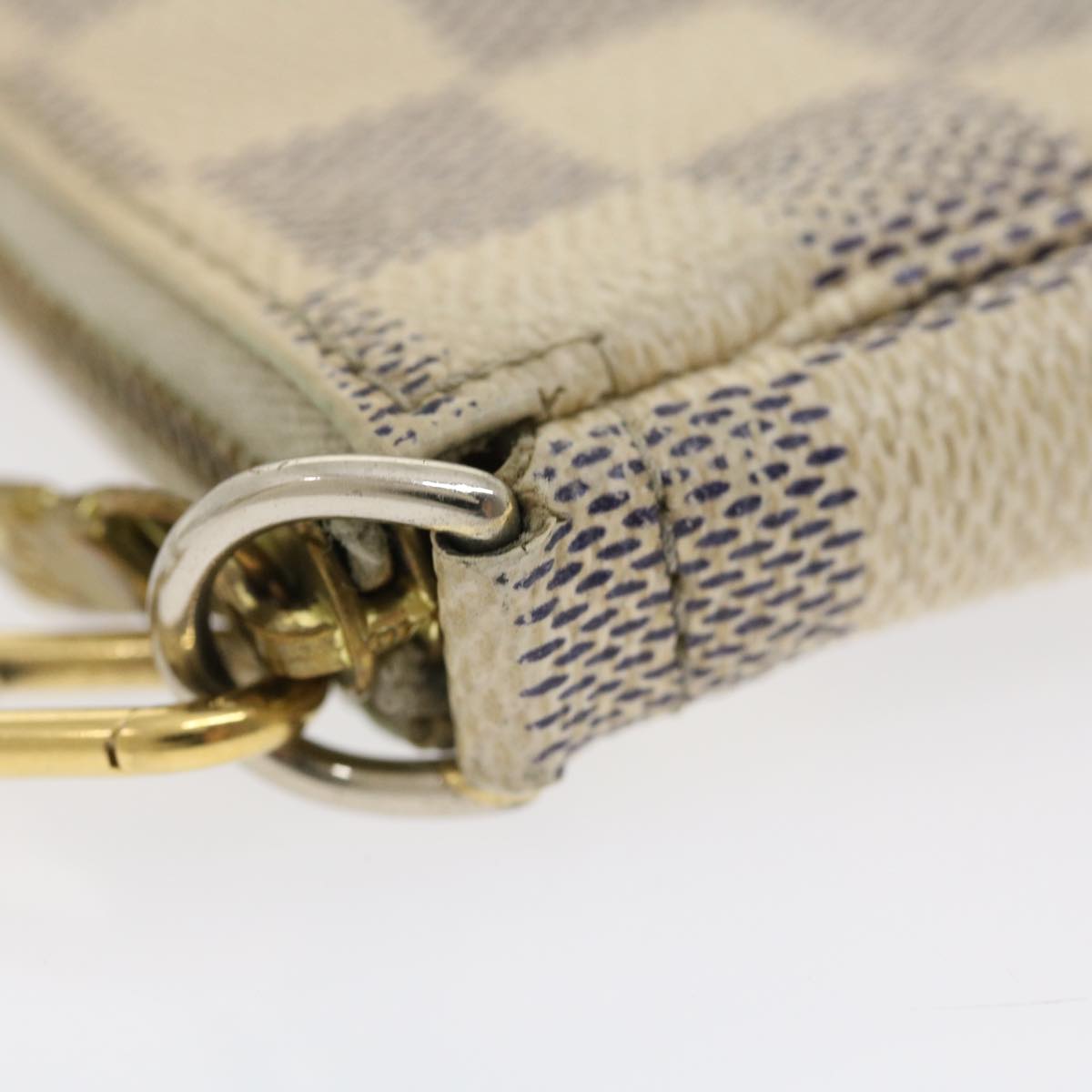 LOUIS VUITTON Damier Azur Mini Pochette Accessoires Pouch N58010 LV  jk1270