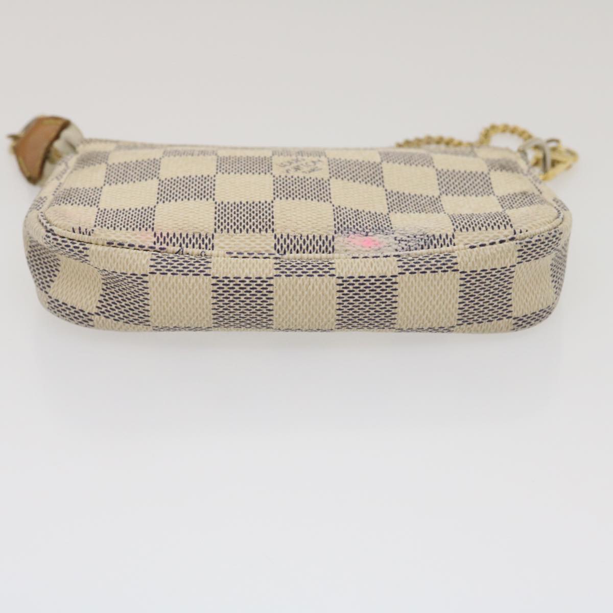 LOUIS VUITTON Damier Azur Mini Pochette Accessoires Pouch N58010 LV  jk1270