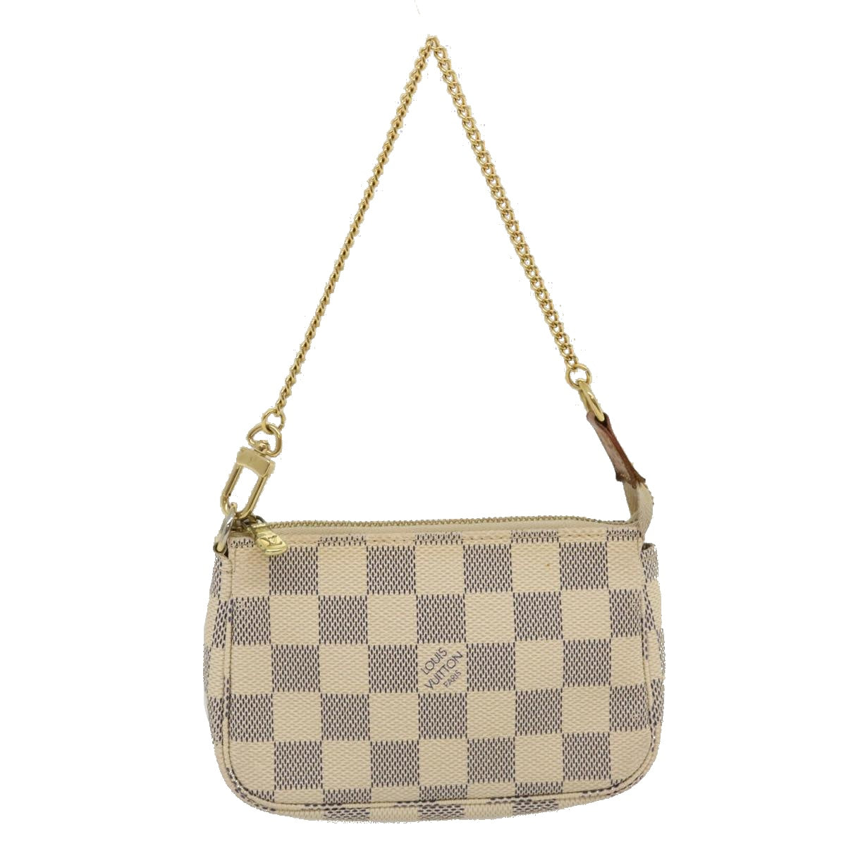 LOUIS VUITTON Damier Azur Mini Pochette Accessoires Pouch N58010 LV  jk1271