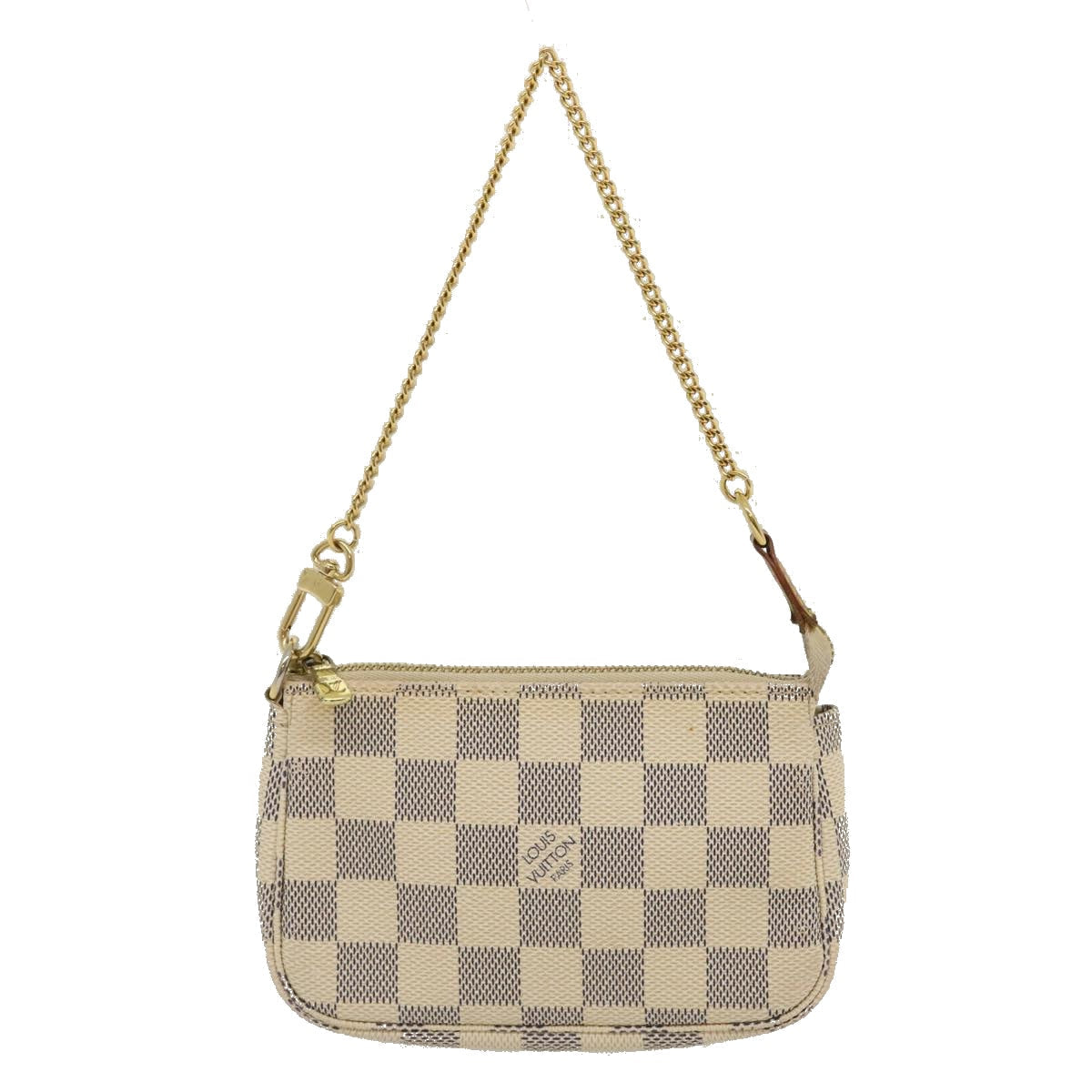 LOUIS VUITTON Damier Azur Mini Pochette Accessoires Pouch N58010 LV  jk1271