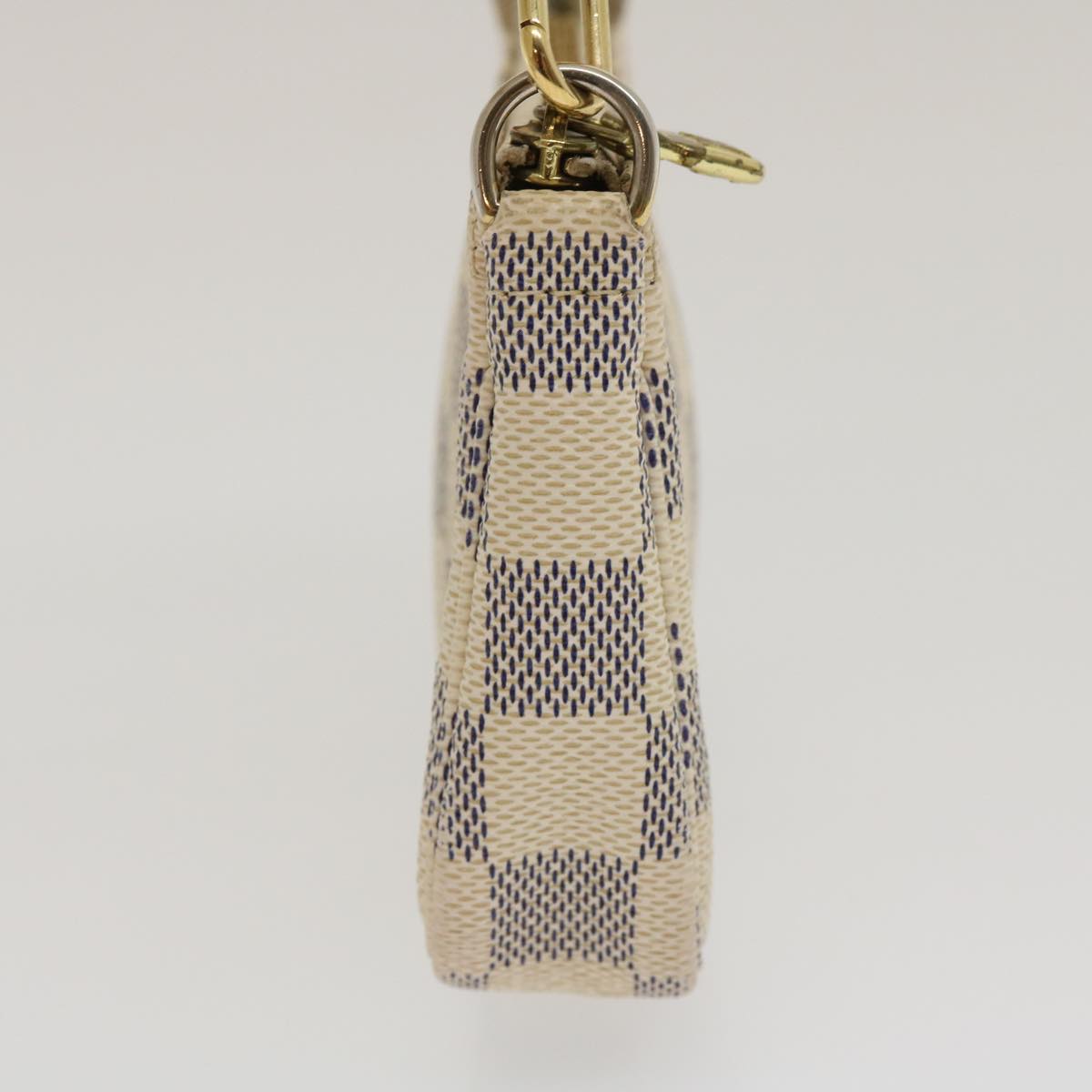 LOUIS VUITTON Damier Azur Mini Pochette Accessoires Pouch N58010 LV  jk1271