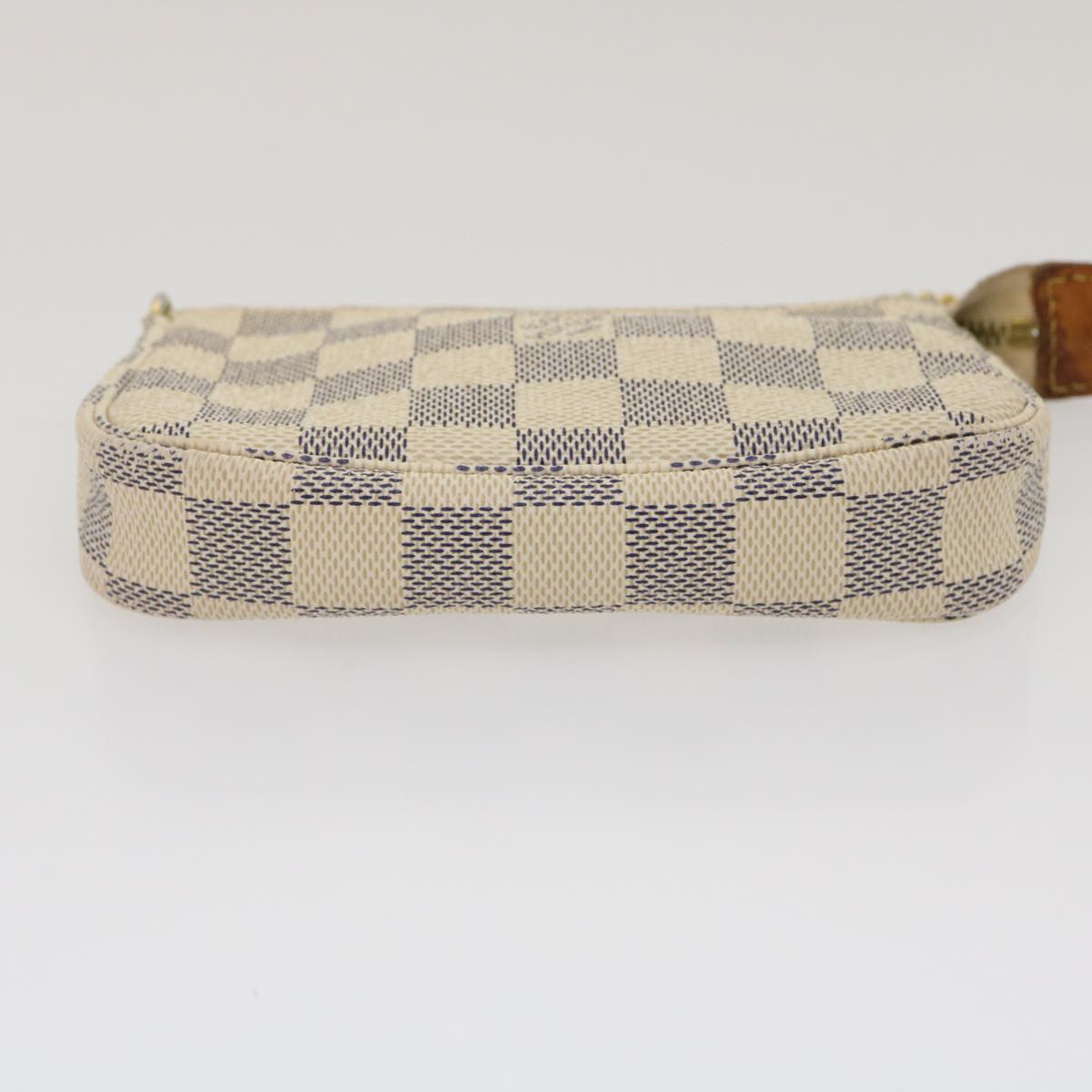 LOUIS VUITTON Damier Azur Mini Pochette Accessoires Pouch N58010 LV  jk1271