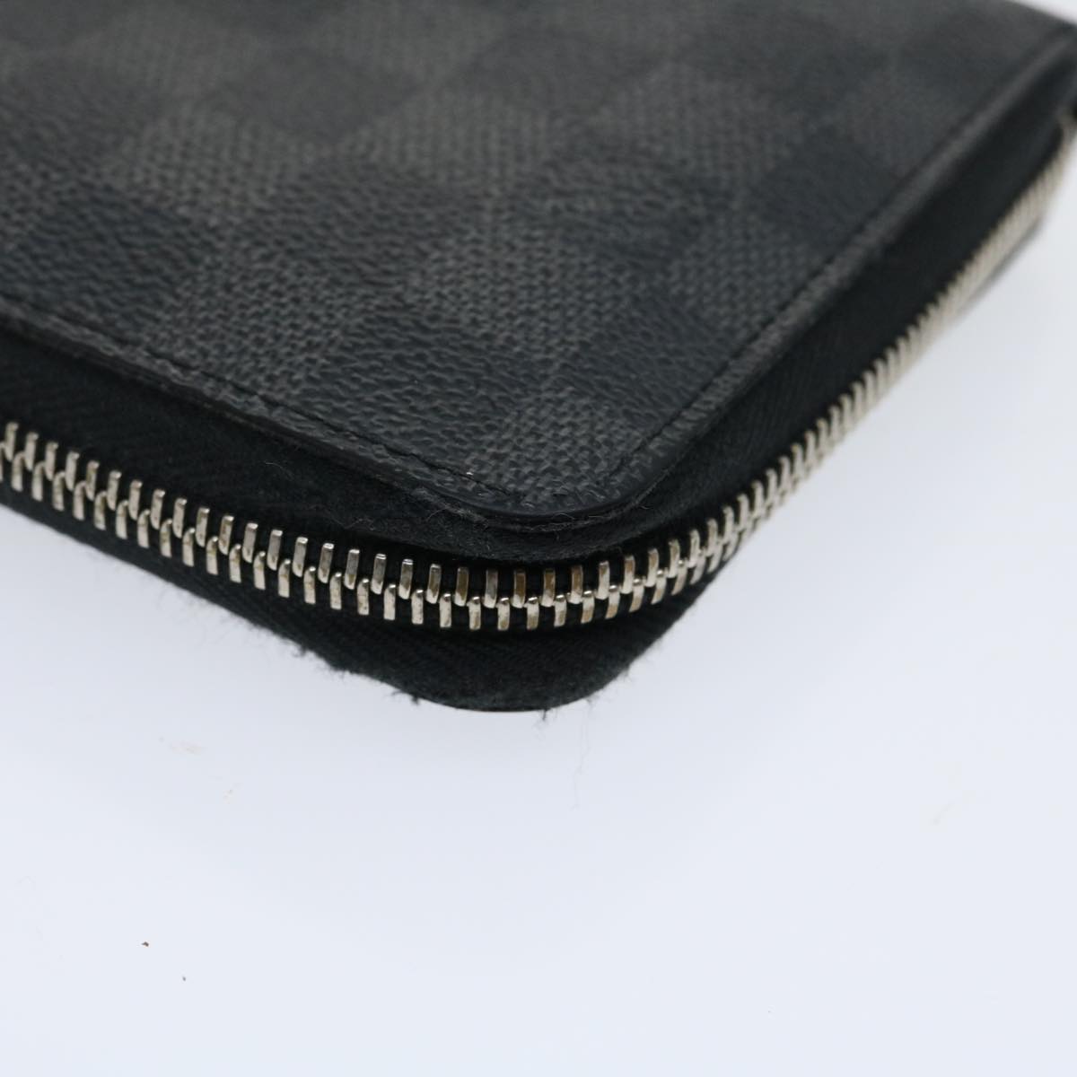 LOUIS VUITTON Damier Graphite Zippy Organizer Long Wallet N63077 LV jk1273