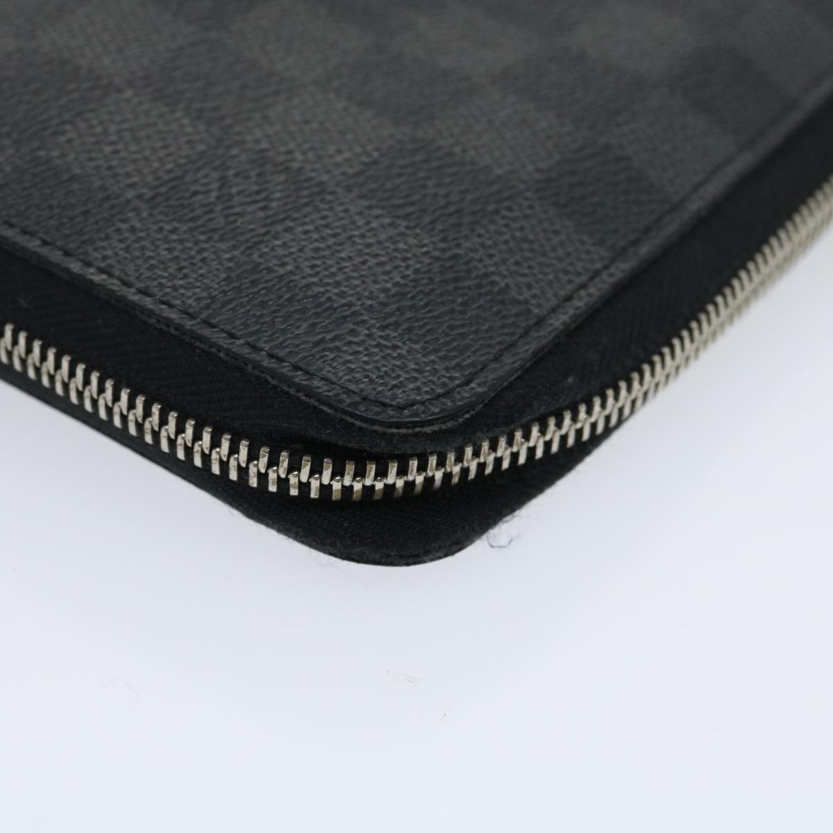 LOUIS VUITTON Damier Graphite Zippy Organizer Long Wallet N63077 LV jk1273