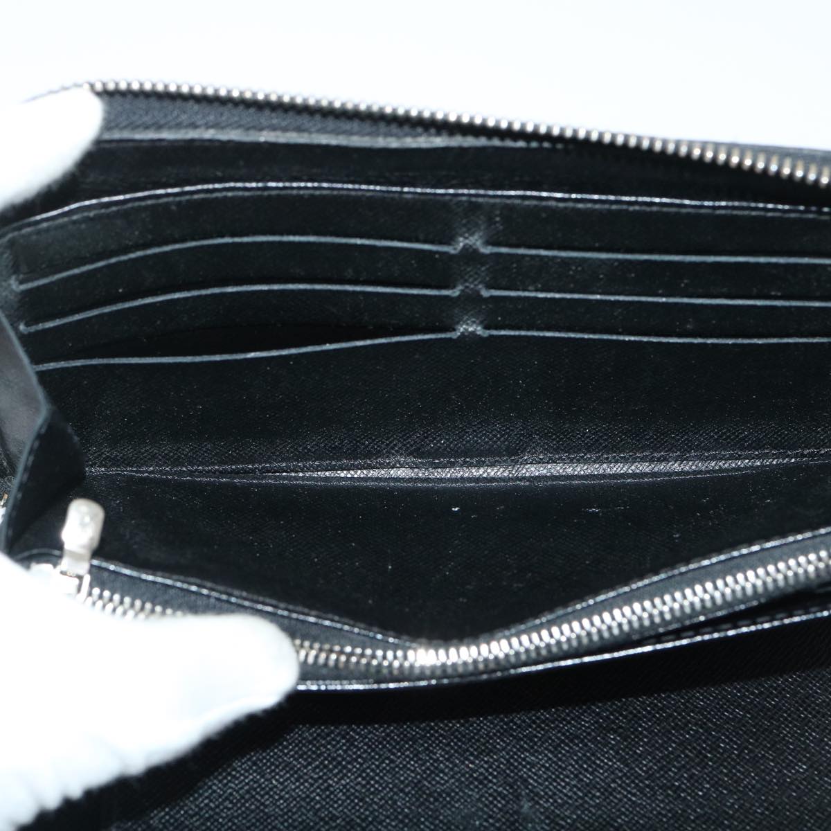 LOUIS VUITTON Damier Graphite Zippy Organizer Long Wallet N63077 LV jk1273