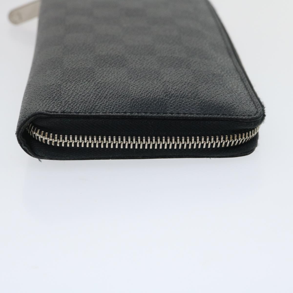 LOUIS VUITTON Damier Graphite Zippy Organizer Long Wallet N63077 LV jk1273