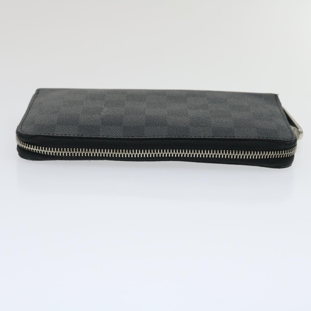 LOUIS VUITTON Damier Graphite Zippy Organizer Long Wallet N63077 LV jk1273