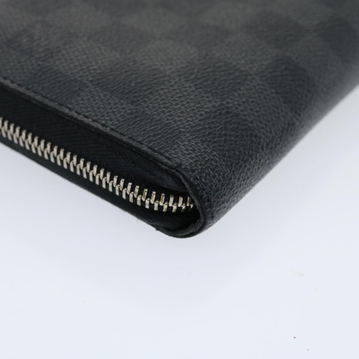 LOUIS VUITTON Damier Graphite Zippy Organizer Long Wallet N63077 LV jk1273