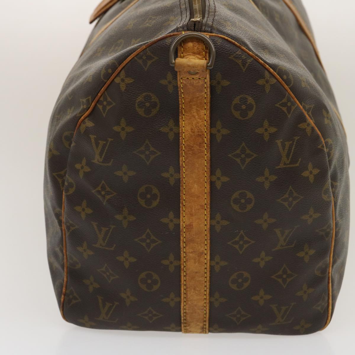 LOUIS VUITTON Monogram Keepall Bandouliere 55 Boston Bag M41414 LV jk1278