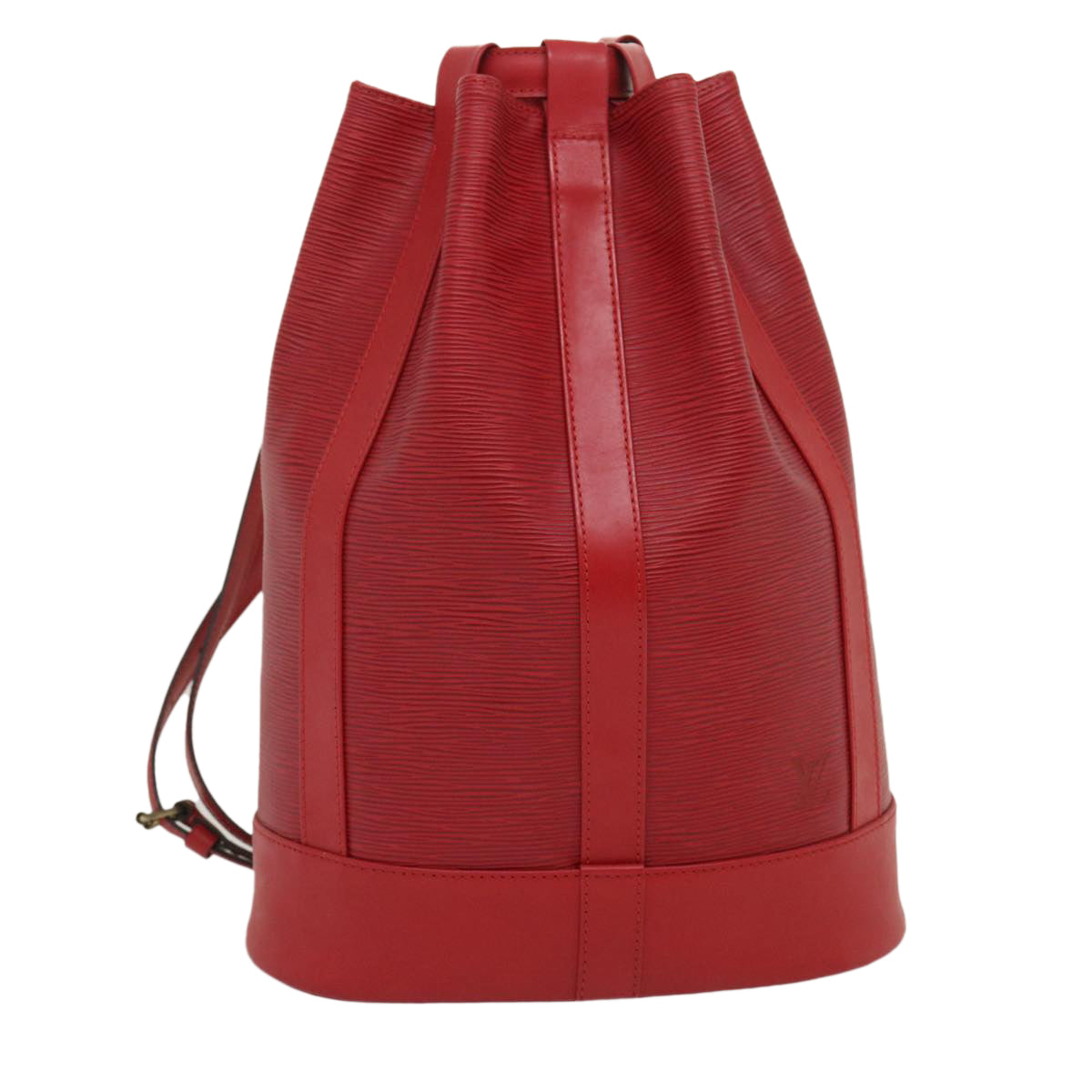 LOUIS VUITTON Epi Randonnee PM Shoulder Bag Red M52357 LV jk1417