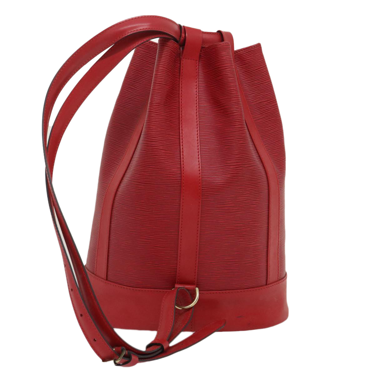 LOUIS VUITTON Epi Randonnee PM Shoulder Bag Red M52357 LV jk1417
