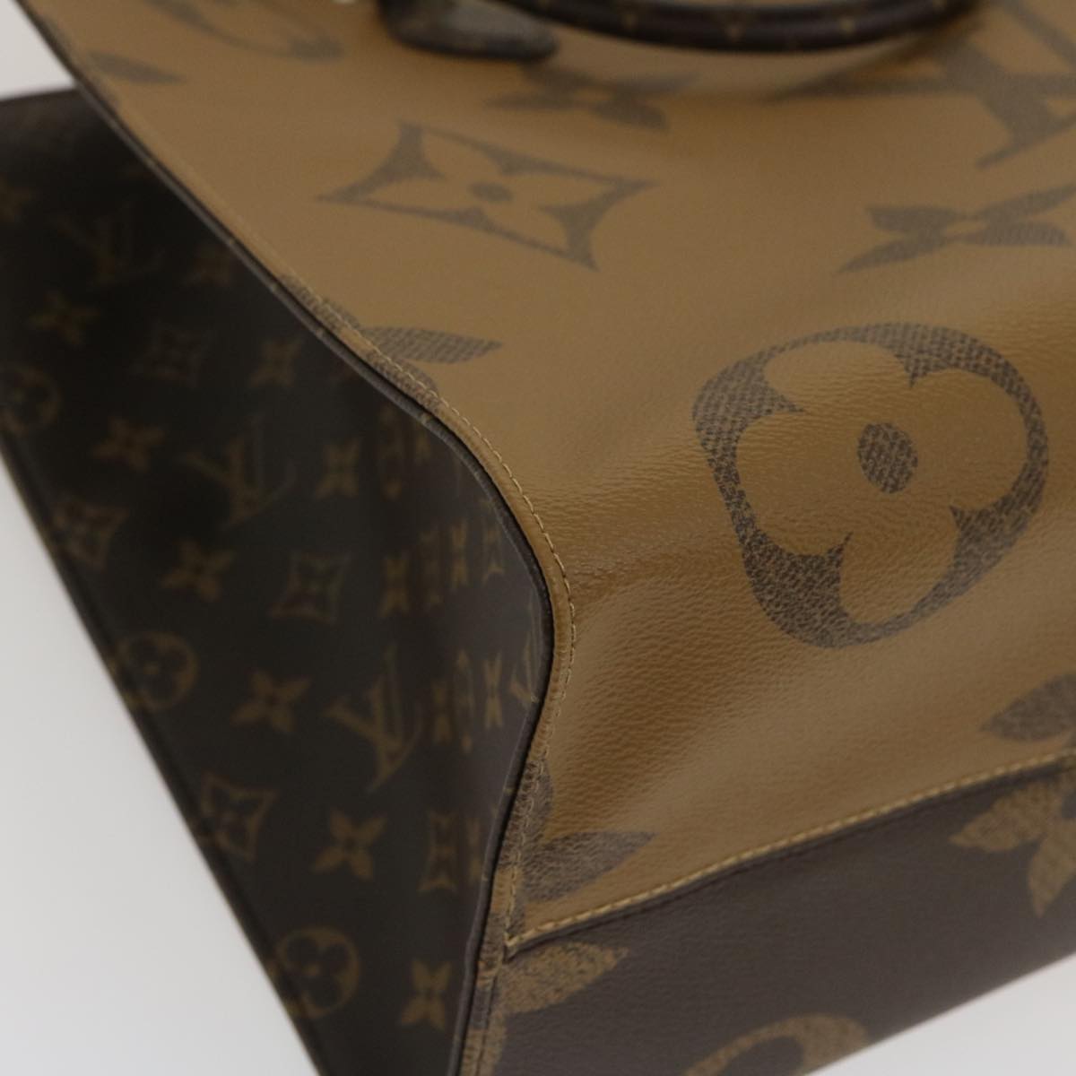 LOUIS VUITTON Monogram Reverse Giant On The go GM Tote Bag M45320 ai595S
