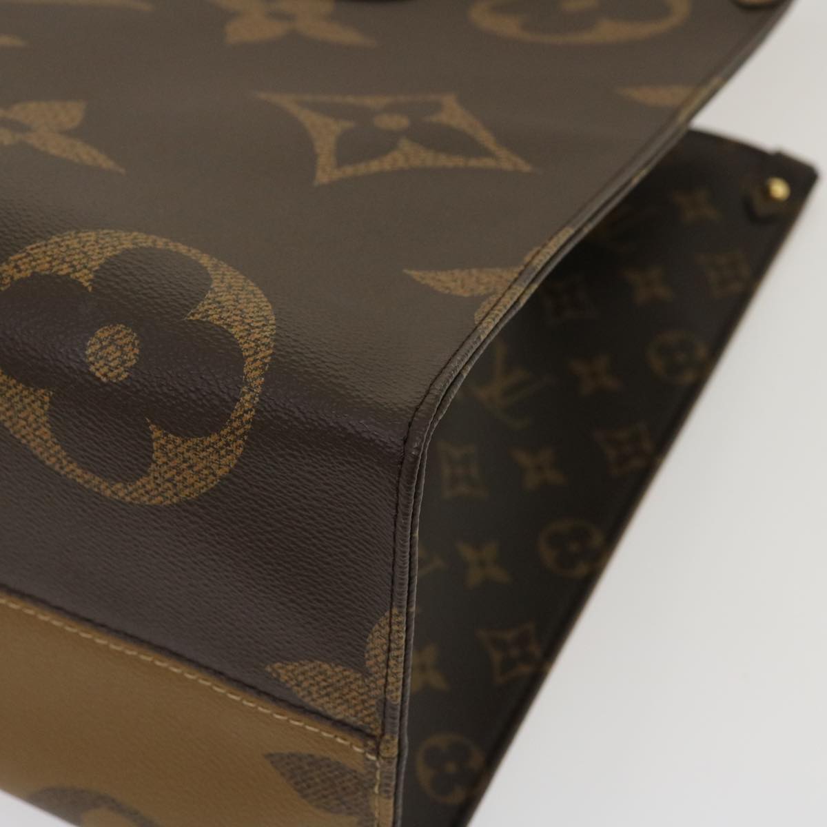 LOUIS VUITTON Monogram Reverse Giant On The go GM Tote Bag M45320 ai595S